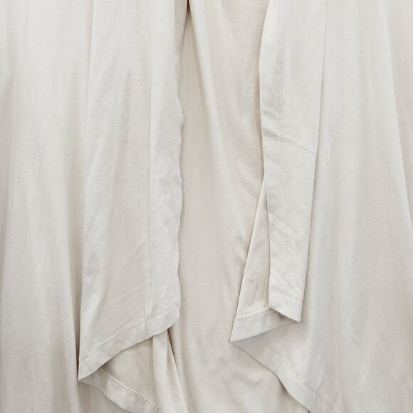 Kimono Krazy Kat Open Cardigan Beige Lace Boho Romantic Fairy Sueded Y2K Size L - Picture 5 of 14